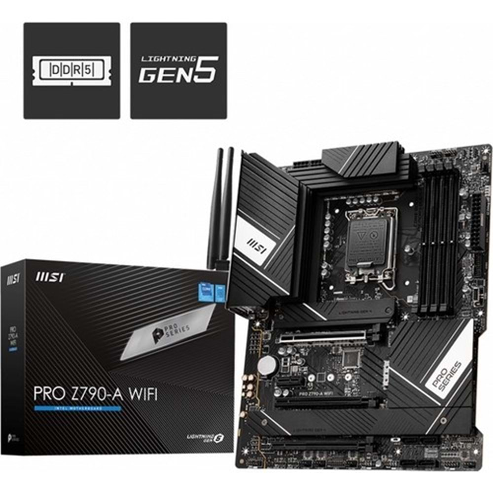 Msi Pro Z790 A Wifi DDR4 1700P HDMI DP Anakart