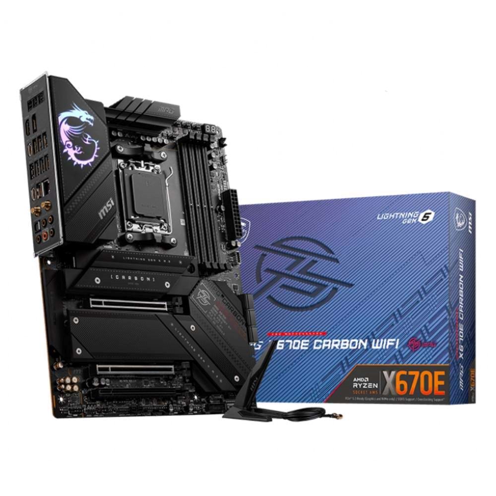 Msi Mpg X670E Carbon Wifi AM5 Ryzen DDR5 HDMI DP Anakart