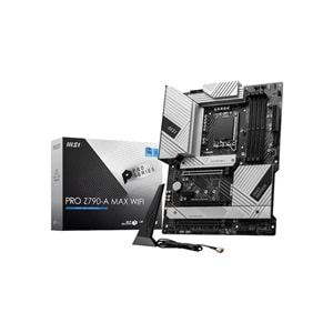 MSI PRO Z790-A MAX WiFi DDR5 7800MHz 1xHDMI 1xDP 4xM.2 USB 3.2 ATX 1700P (12./13. ve 14. Nesil İşlemci Uyumlu) Anakart