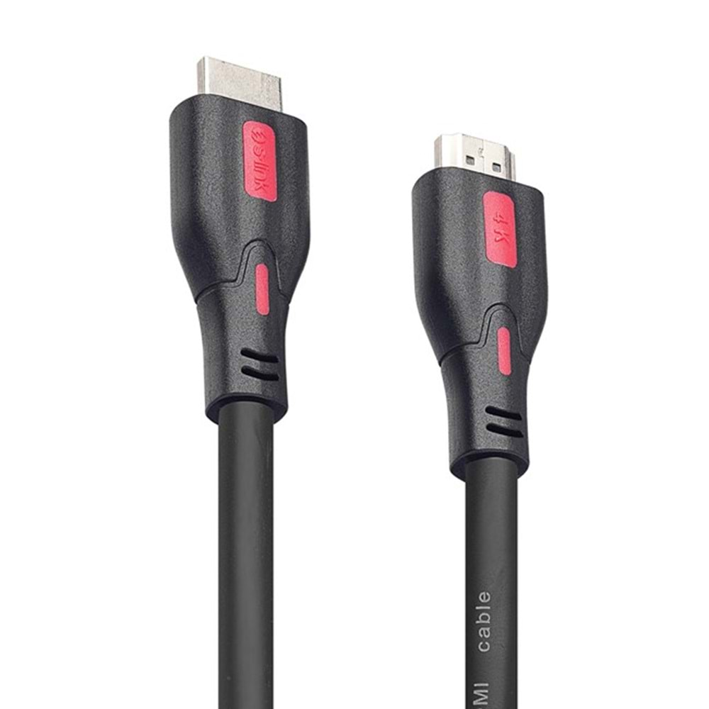 S-Link HDMI Kablo Siyah (30m) 4K