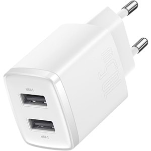 Baseus COMPACT 10.5W (Beyaz) Duvar Tipi Şarj Cihazı USB(CCXJ010202)