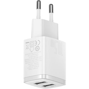 Baseus COMPACT 10.5W (Beyaz) Duvar Tipi Şarj Cihazı USB(CCXJ010202)
