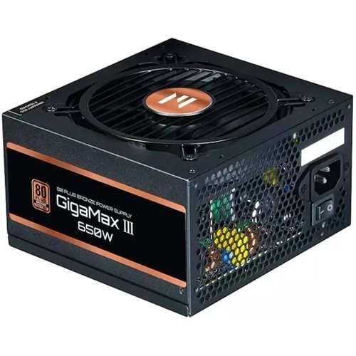 Zalman ZM650-GV3 (GIGAMAXIII 650W) +80 PLUS Bronze GEN5 Yüksek Koruma Devre Tasarımı PSU