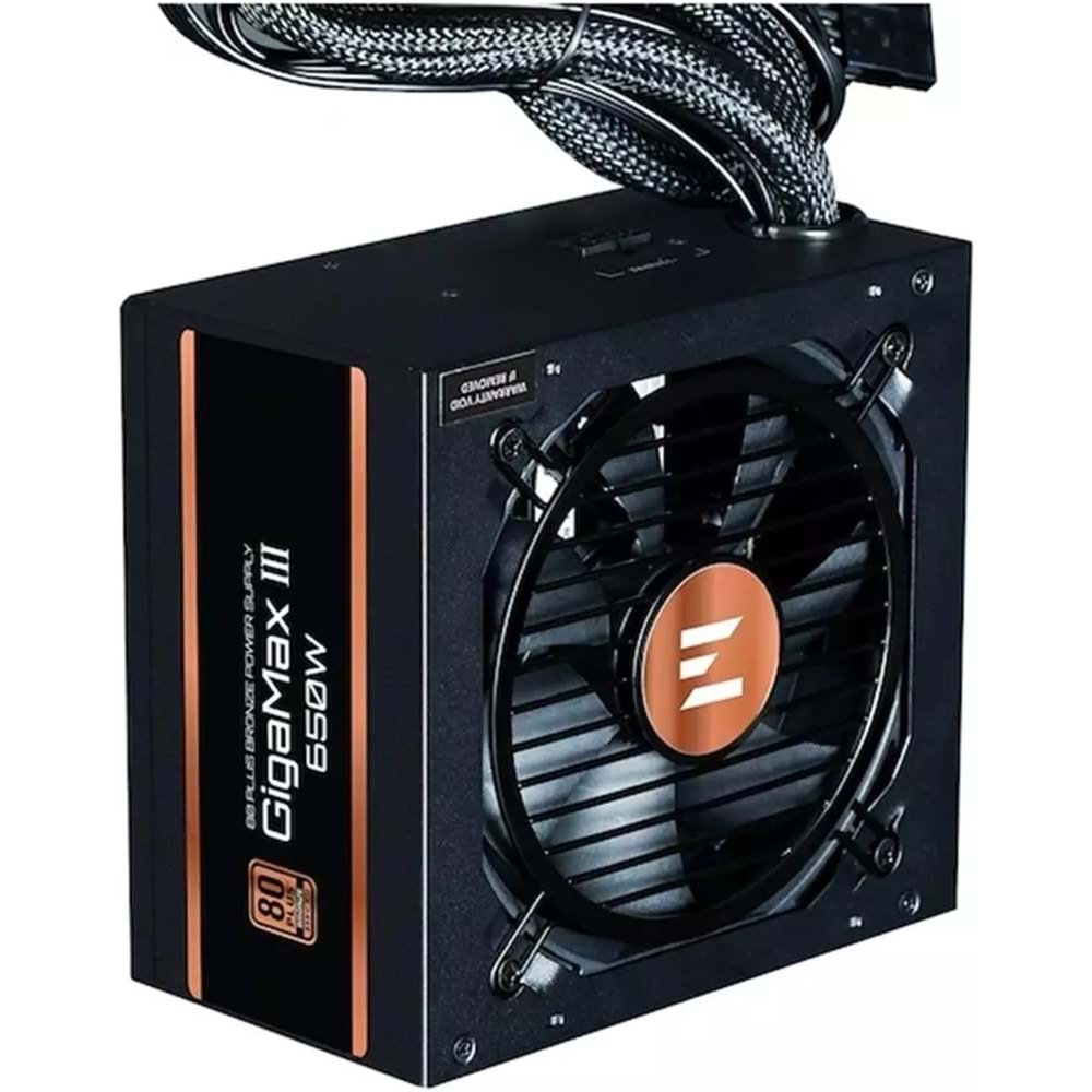 Zalman ZM650-GV3 (GIGAMAXIII 650W) +80 PLUS Bronze GEN5 Yüksek Koruma Devre Tasarımı PSU