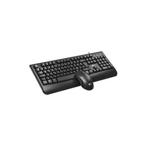 Lenovo Lecoo USB Kablolu TR Q Klavye Mouse Set Siyah CM105-S