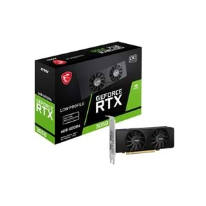 Msi Geforce RTX3050 LP 6G OC 6GB GDDR6 96BIT 2XHDMI 1XDP Ekran Kartı