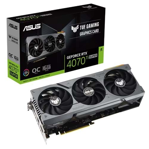 Asus Geforce TUF-RTX4070TIS-O16G-GAMING 16GB GDDR6X 256BIT 2XHDMI 3XDP Ekran Kartı