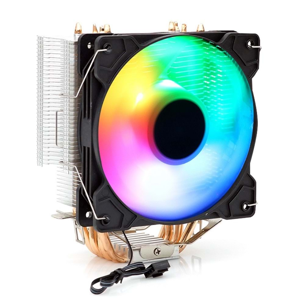 Dark Freezer X123 DUO 2x120mm Fixed RGB Fanlı Kule Tipi Soğutucu