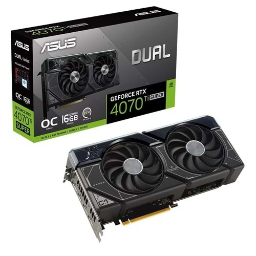 Asus GeForce DUAL-RTX4070TIS-O16G 16GB GDDR6X 256Bit 1XHDMI 3XDP Ekran Kartı