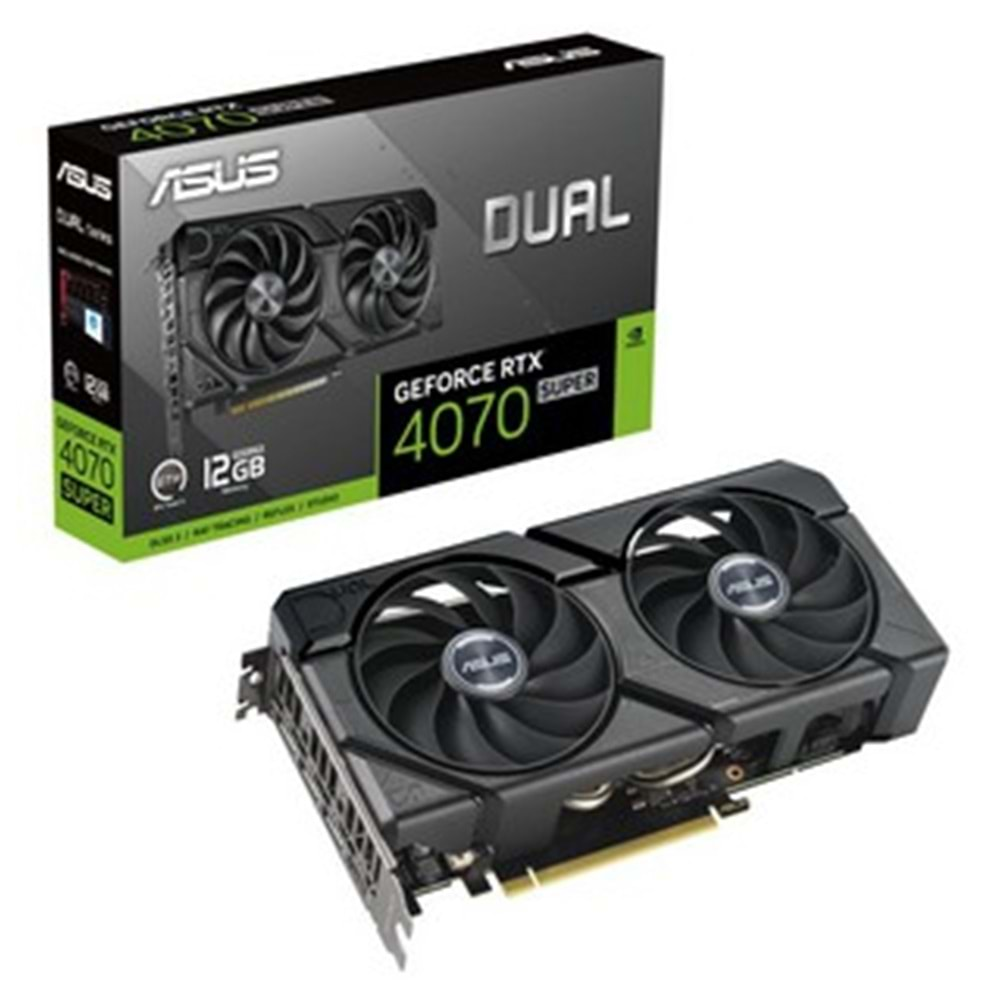 Asus GeForce DUAL-RTX4070S-12G-EVO 12GB GDDR6X 1xHDMI 1xDP Ekran Kartı