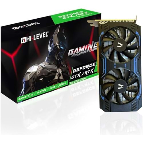 Hi-Level GeForce GTX 1660 Ti 6GB DDR6 192-bit 1xHDMI 1xDP 1xDVI Ekran Kartı