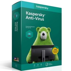 Kaspersky Antivirus 3 Kullanıcı 1 Yıl