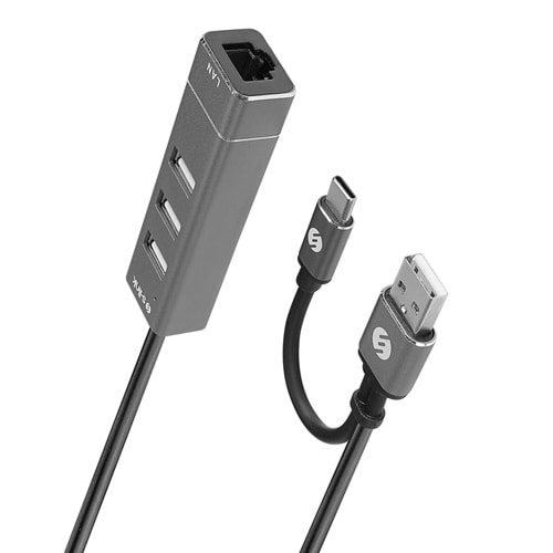 S-Link SWAPP SW-U222 10/100Mbps Type-C USB 2.0 USB Ethernet Adaptör