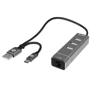 S-Link SWAPP SW-U222 10/100Mbps Type-C USB 2.0 USB Ethernet Adaptör