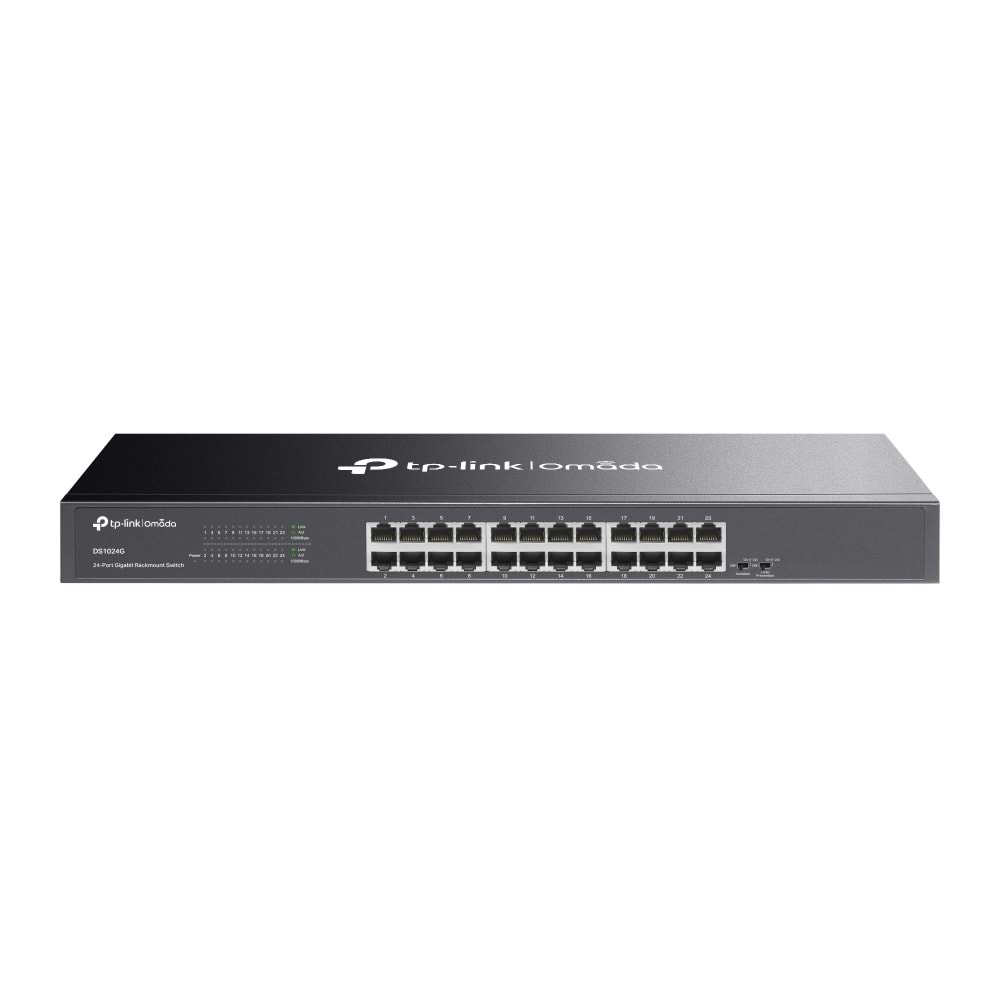 Omada DS1024G 24 Port Gigabit Metal Kasa Yönetilemez Rackmount Switch