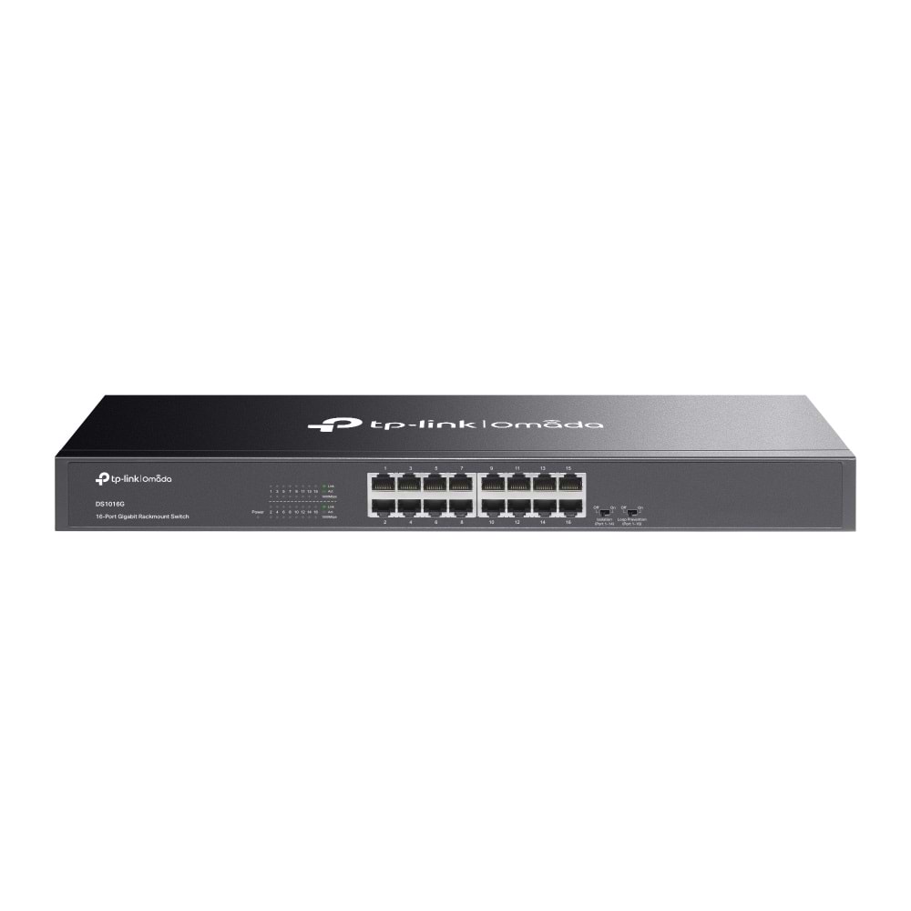 Omada DS1016G 16 Port Gigabit Yönetilemez Metal Kasa Rackmount Switch