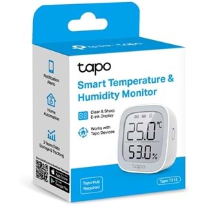 TP-Link Tapo T315 Akıllı Sıcaklık ve Nem Sensörü