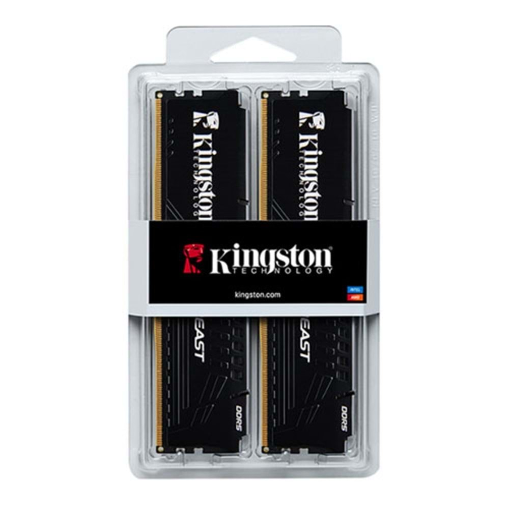 Kingston 32GB (2x16GB) 5600MHz DDR5 CL36 DIMM BeastBlackEXPO(KF556C36BBEK2-32TR