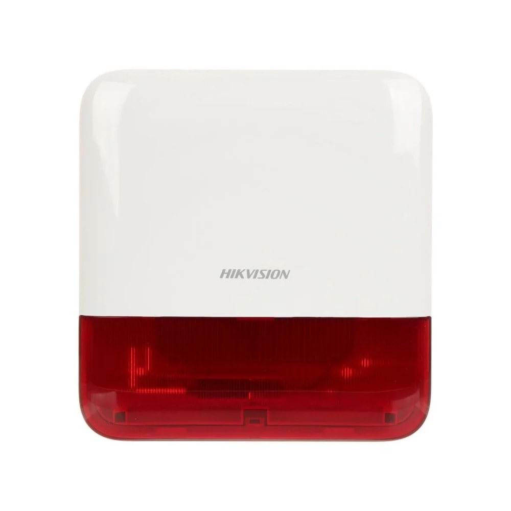 Hikvision DS-PS1-E-WE Dış Ortam Siren Kırmızı