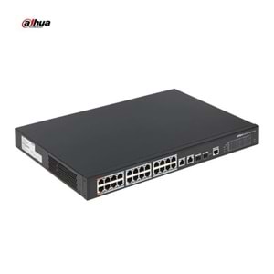 Dahua PFS3226-24ET-240 24 Port PoE (240W) 10/100Mbps + 2xGB,2xSFP Uplink Switch