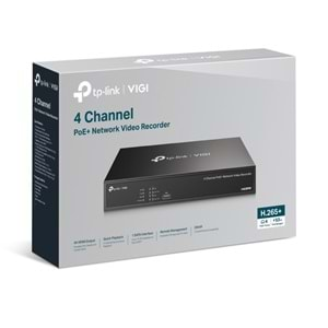 Tp-Link VIGI NVR1004H-4P 4 Kanal PoE+ NVR