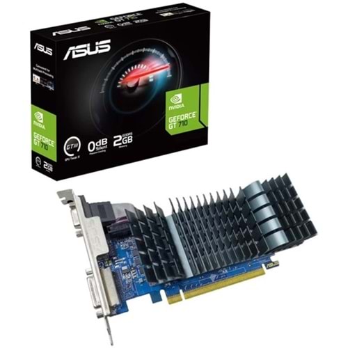 Asus GT710-SL-2GD5-BRK-EVO 2GB 64Bit GDDR5 HDMI/D-Sub/DVI-D PCI 2.0 Ekran Kartı
