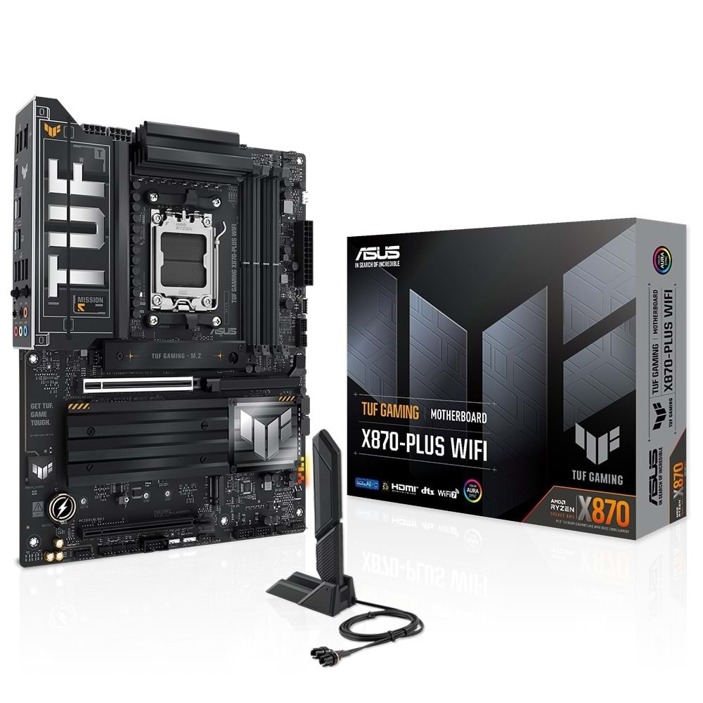 Asus TUF GAMING X870-PLUS WIFI AMD AM5 DDR5 ATX Anakart