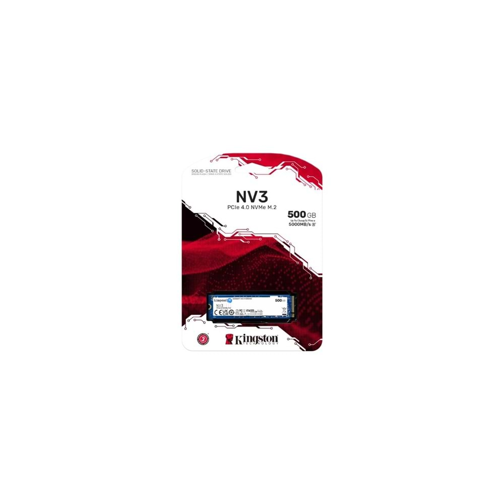 Kingston 500GB NV3 SNV3S/500G 6000/2200MB/S PCLE 4