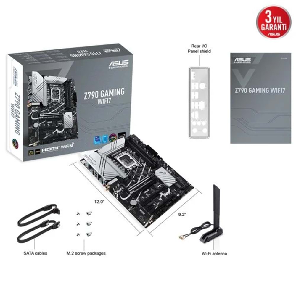 Asus Z790 GAMING WIFI7 INTEL Z790 SOKET 1700 DDR5