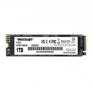 Patriot P320 1TB 3000/2200MB/s NVMe M.2 SSD Disk