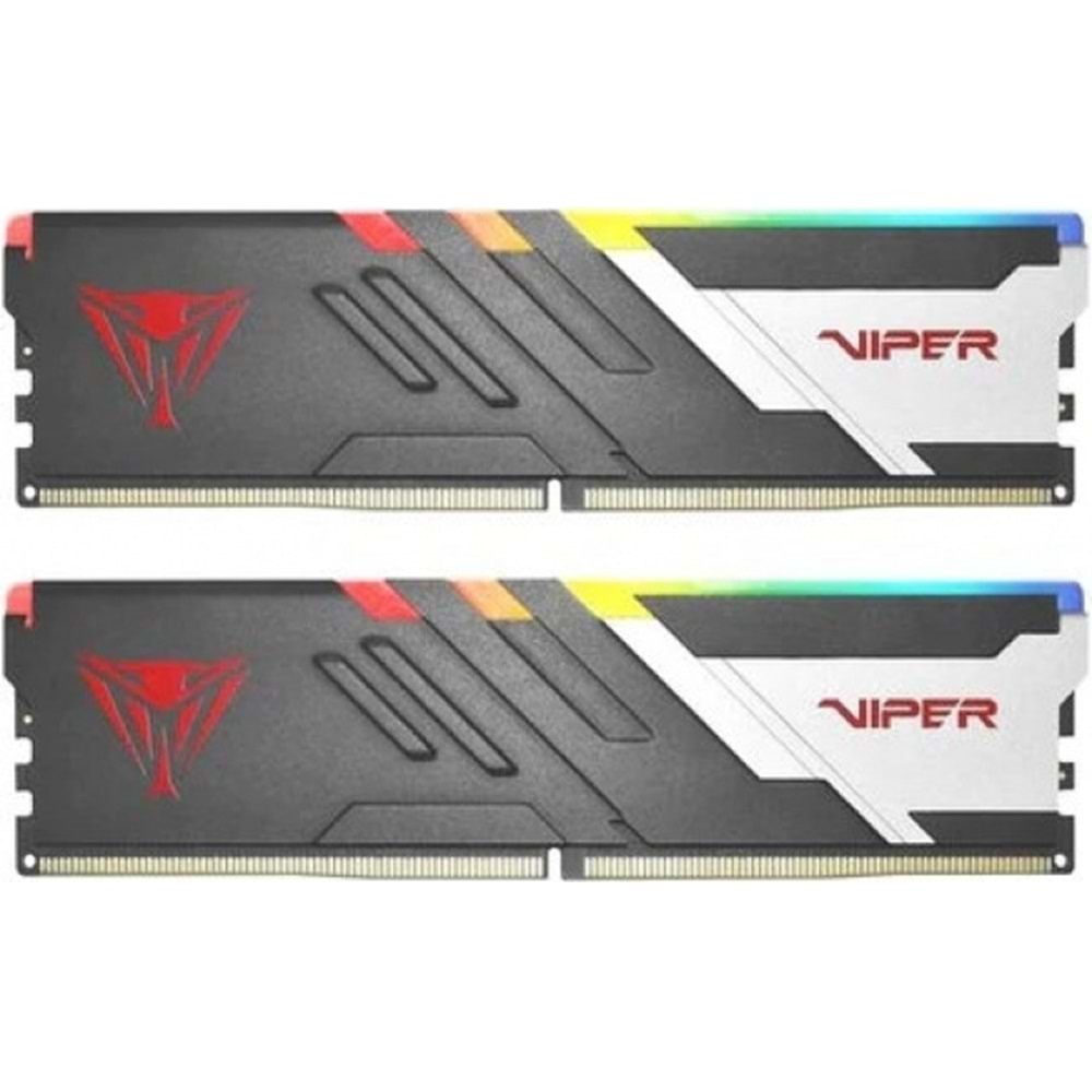 Patriot Viper Venom RGB 64GB 2x32GB DDR5 6000MHz CL30 Gaming Ram Bellek