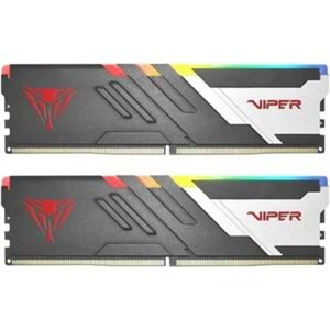 Patriot Viper Venom RGB 64GB 2x32GB DDR5 6000MHz CL30 Gaming Ram Bellek