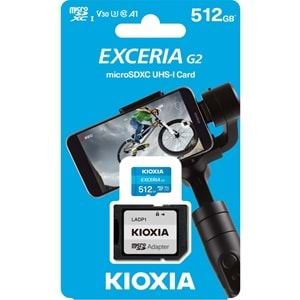 KIOXIA 512GB Micro SDHC G2 4K 100MB/s LMEX2L512GG2