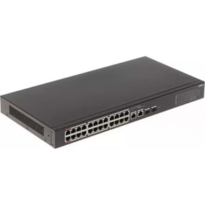 Dahua DH-CS4226-24ET-375 24XFE-2GE-2XSFP 375W Yönetilebilir POE Switch