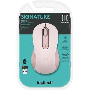 Logitech M650 Signature Kablosuz Mouse Gül 910-006254