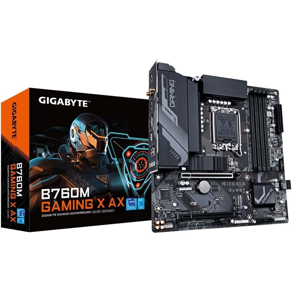 Gigabyte B760M GAMING X AX DDR5 7600MHZ(OC) HDMI