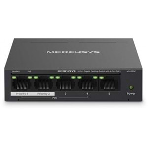 Tp-Link Mercusys MS105GP 5 Port Gigabit Switch