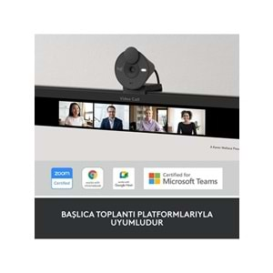 Logitech Brio 300 Webcam Siyah Full HD 960-001436