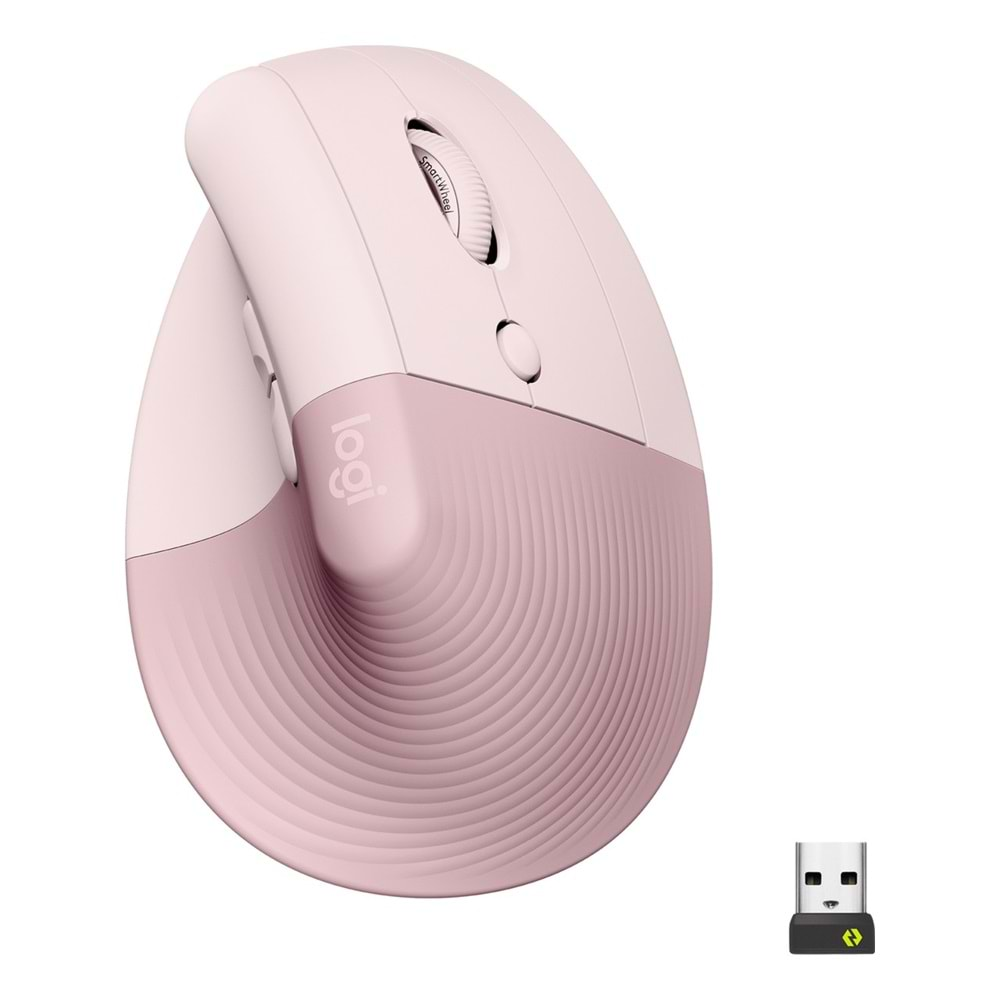 Logitech Lift Kablosz Dikey Mouse Pembe 910-006478