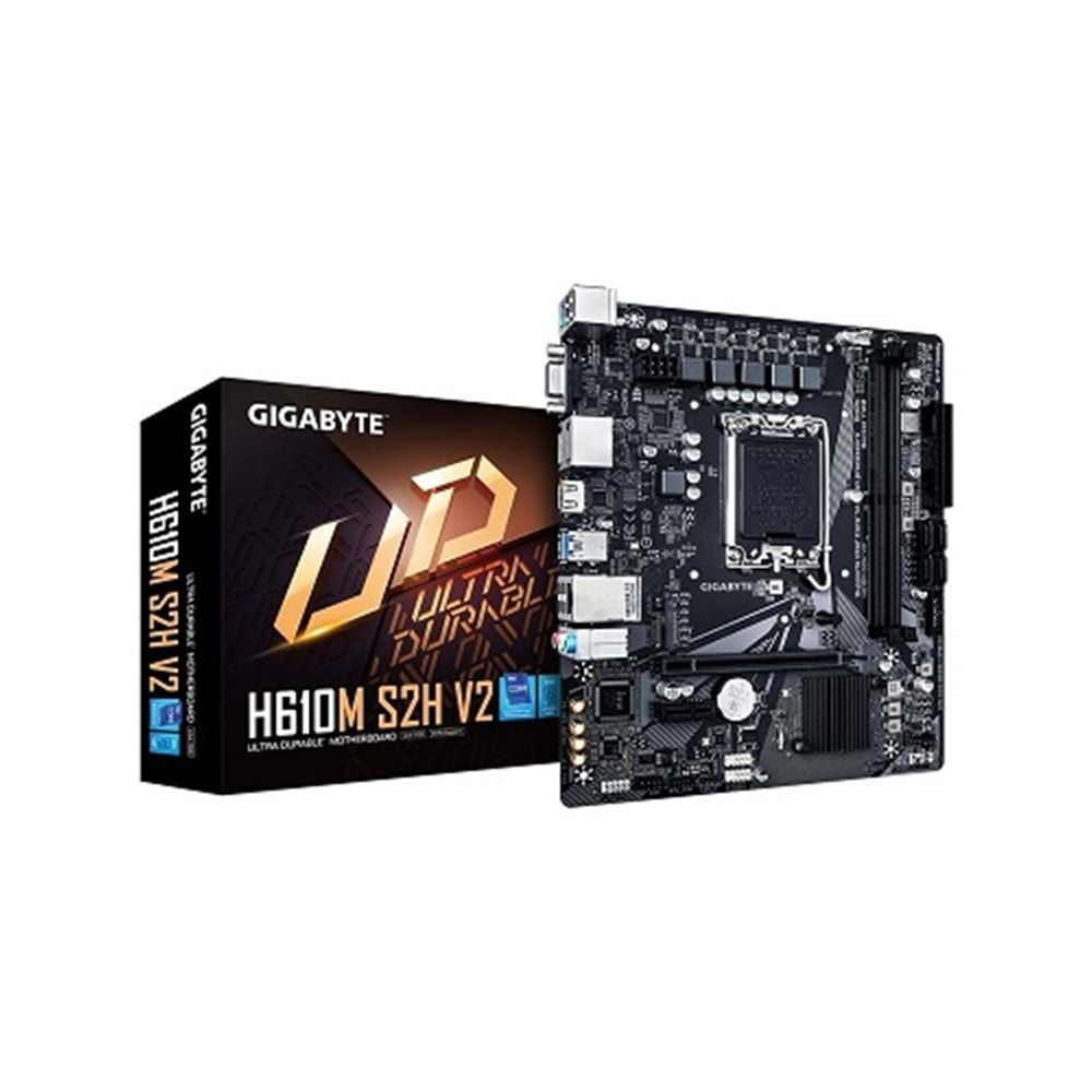 Gigabyte H610M S2H V2 DDR5 1700P Vga Hdmi Dp