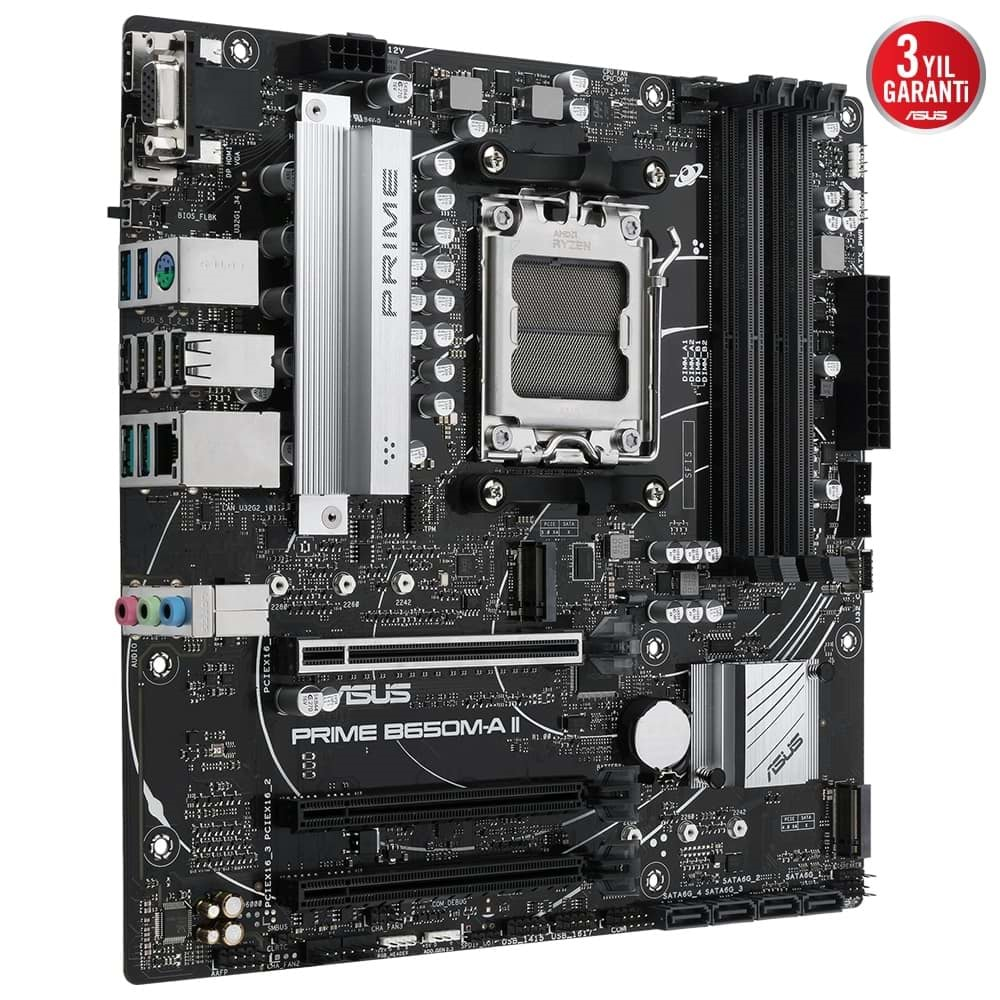 Asus Prime B650M-A II Csm AM5 Ryzen D5 Vga Hdmi Dp