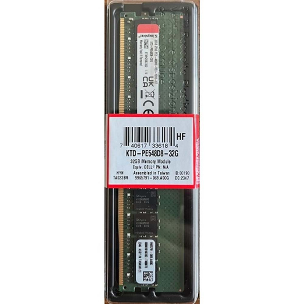 Kingston KTD-PE548D8-32G 32GB DDR5 4800Mhz