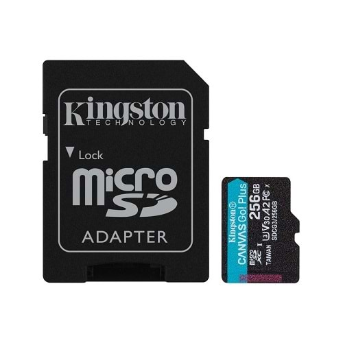 Kingston 256GB mSDXC CanvasGo+ 170MB SDCG3/256GB