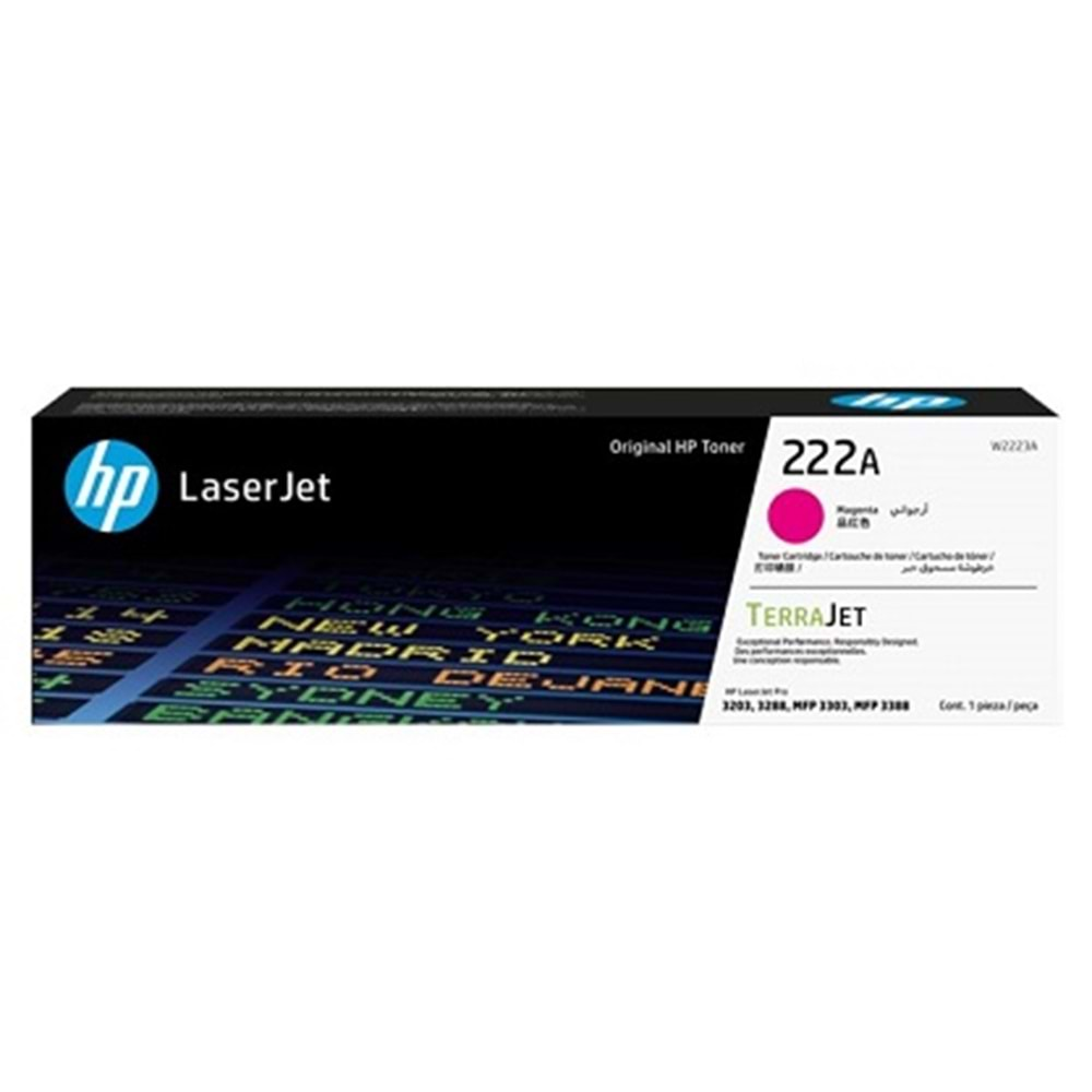 HP W2223A Kırmızı Toner Kartuş 222A