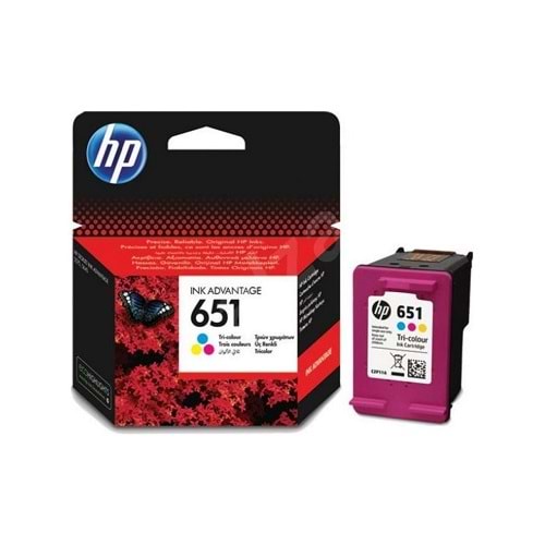 HP C2P11AE Renkli Mürekkep Kartuş (651)