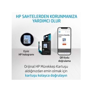 HP M0H56AE Sarı Renkli Mürekkep Kartuş (GT52)