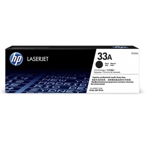 HP CF233A Siyah Toner Kartuş (33A)