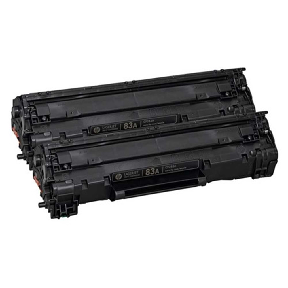 HP CF283AF Siyah Toner Kartuş (ikili) 83A