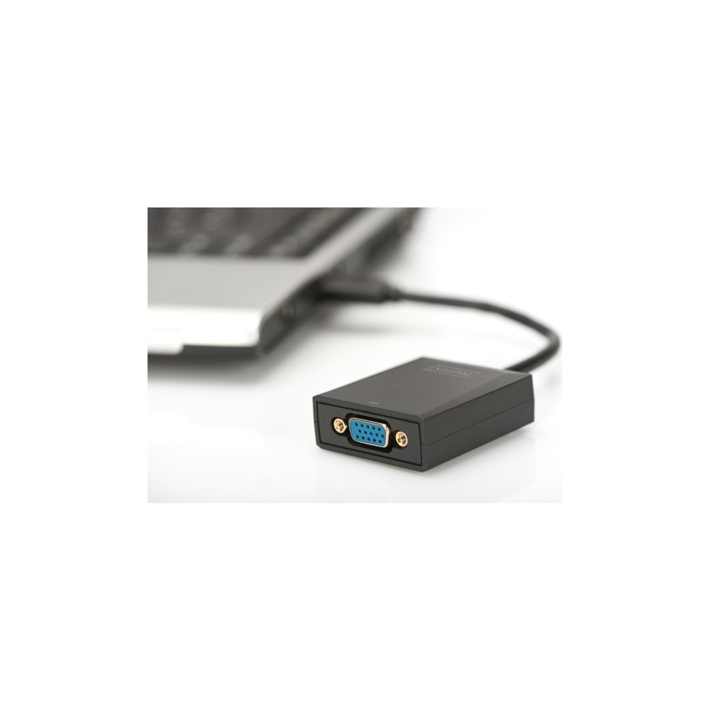 Digitus USB3.0 Erkek to VGA Dişi Çevirici