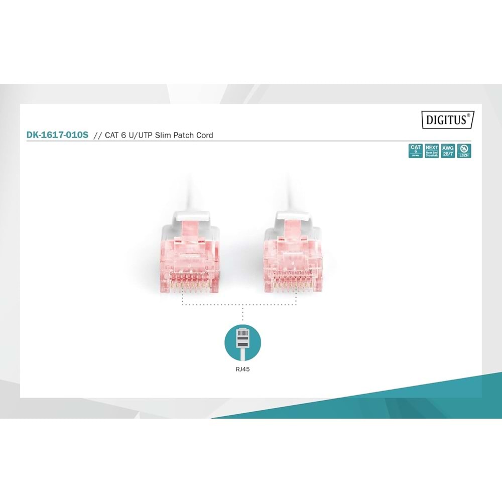 Digitus Patch Kablo Cat6 Gri (1m)